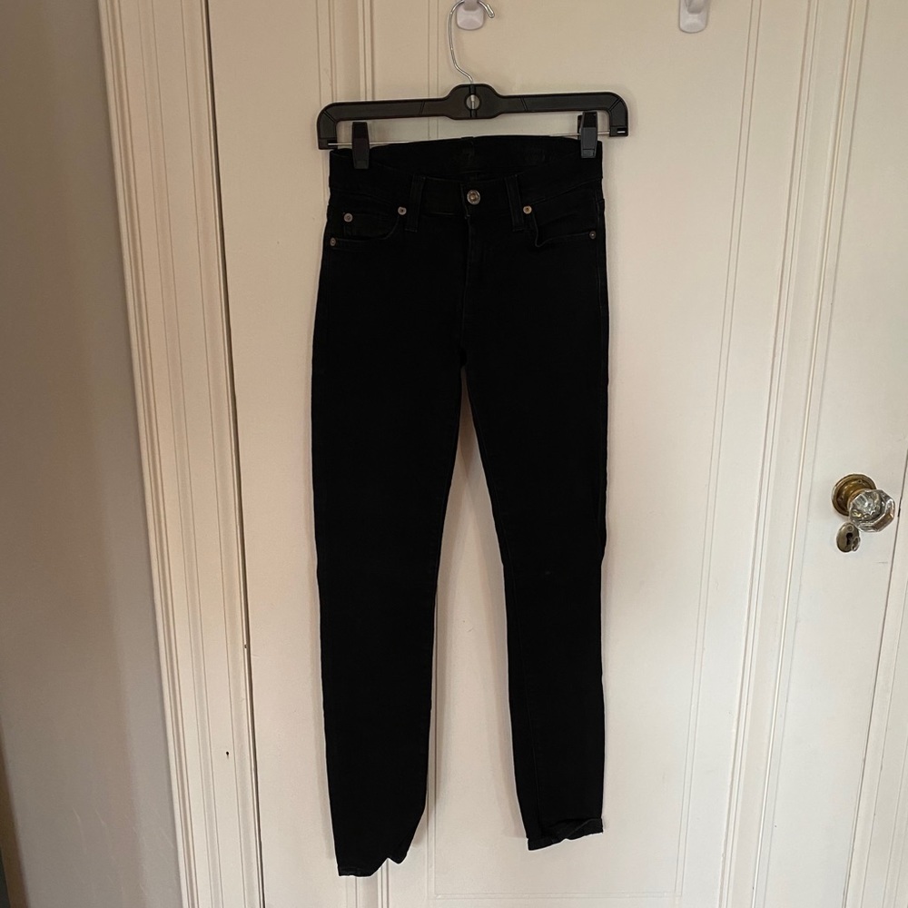 7 For All Mankind Black Jeans